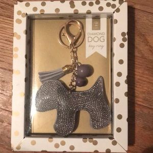 Rinstone dog key ring